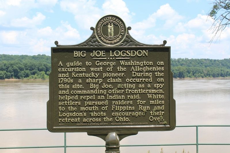Big Joe Logsdon Marker (Side 1) image. Click for full size.
