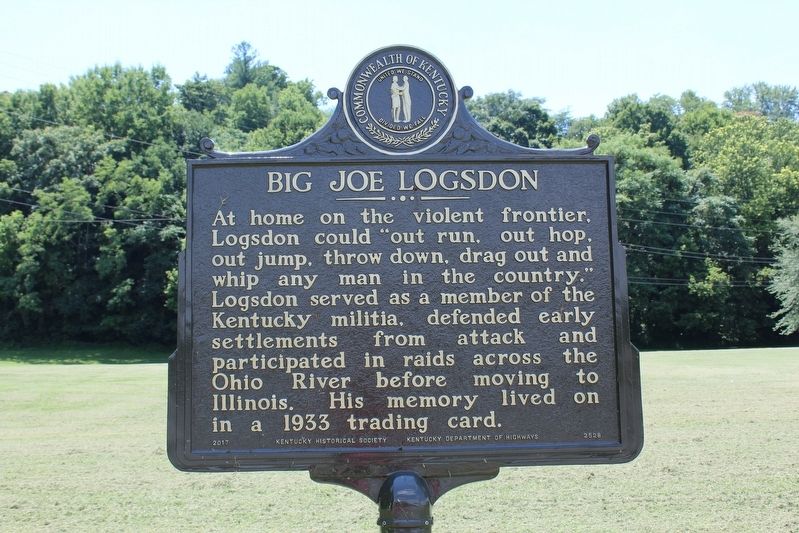 Big Joe Logsdon Marker (Side 2) image. Click for full size.