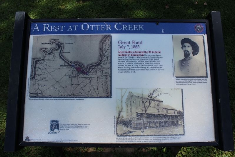 A Rest at Otter Creek Marker image. Click for full size.