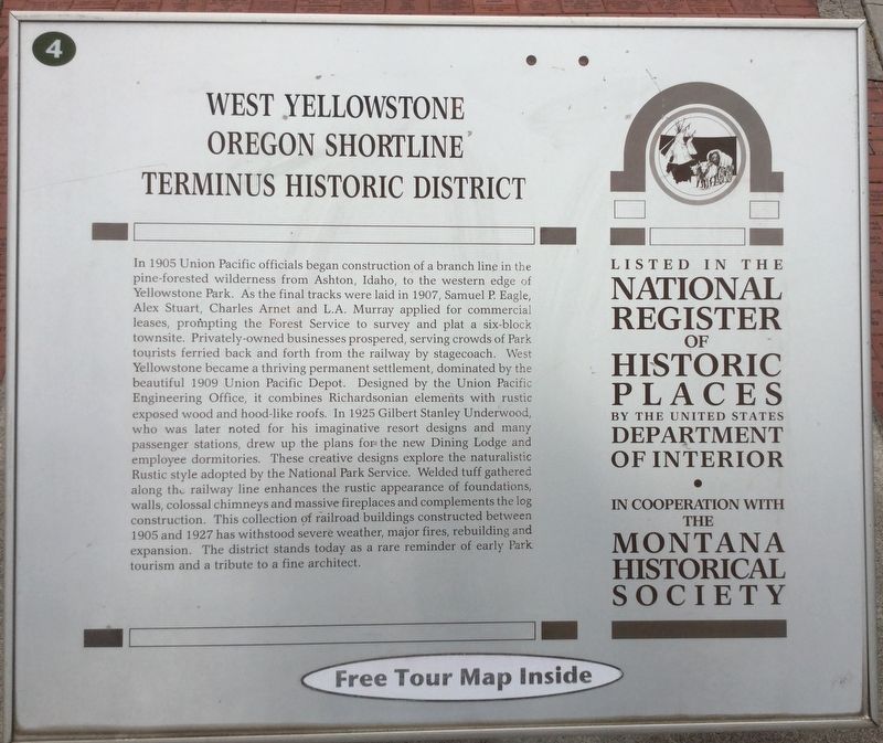 Oregon Shortline Terminus Marker image. Click for full size.