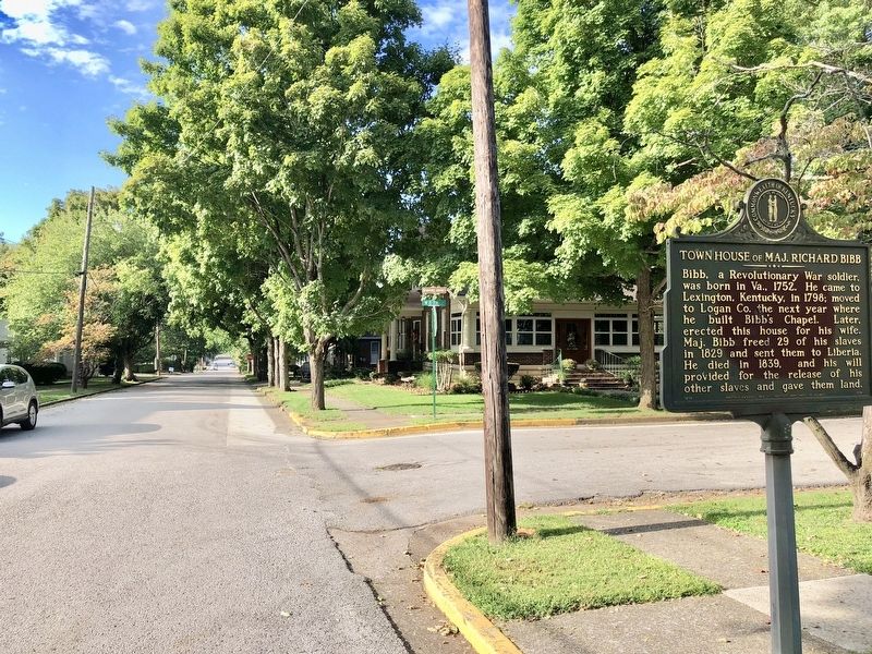 The view north on Winter Street from marker. image. Click for full size.