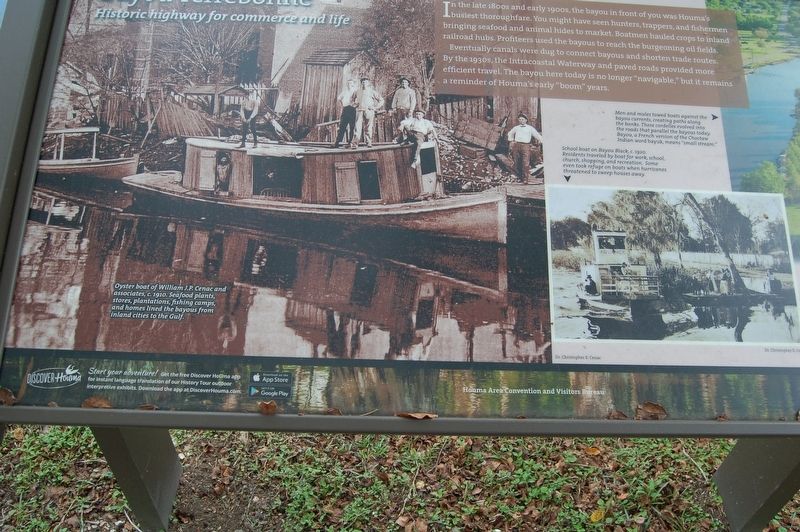 Bayou Terrebonne Marker. Click for full size. Bayou Terrebonne Marker image. Click for full size.
