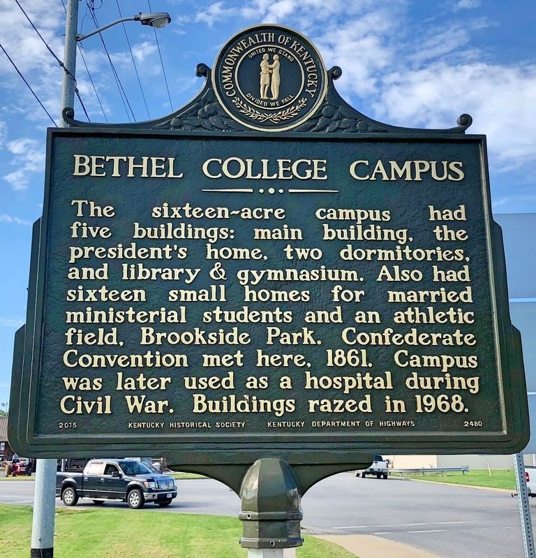 Bethel College Campus Marker image. Click for full size.