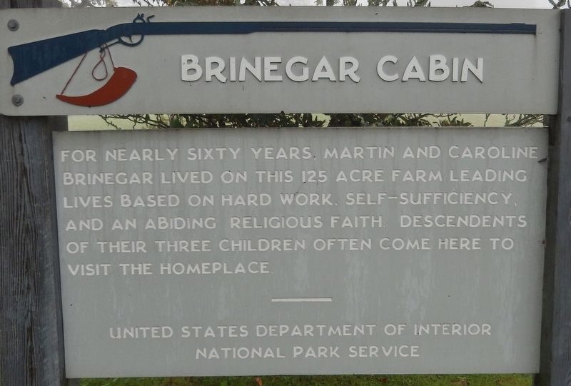 Brinegar Cabin Marker image. Click for full size.