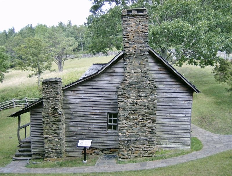 Brinegar Cabin (<i>side view</i>) image. Click for full size.