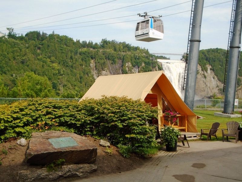 L'anse du parc de la Chute-Montmorency Marker image. Click for full size.