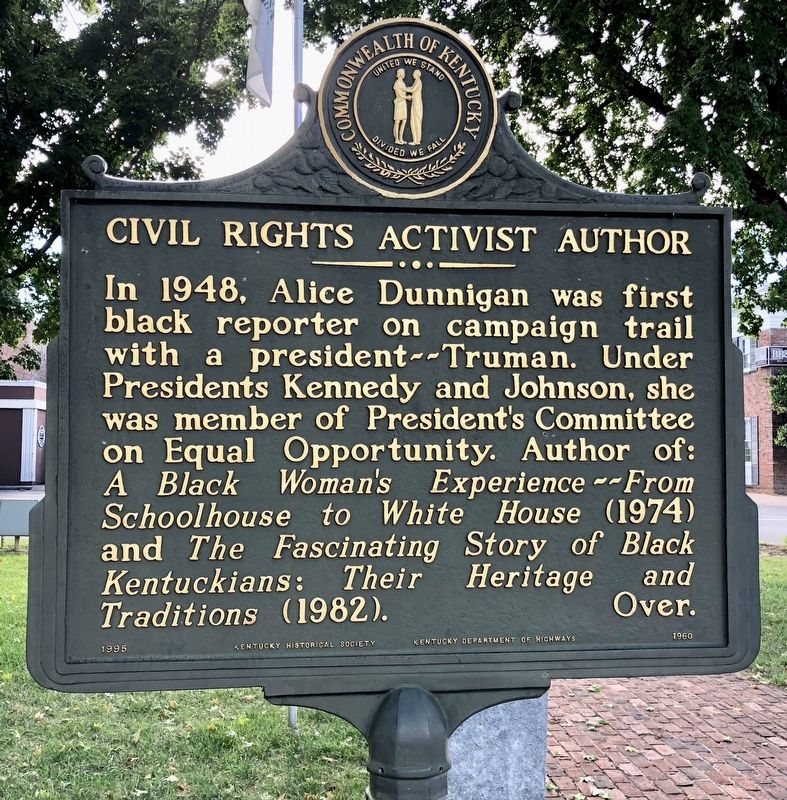 Civil Rights Activist Author Marker image. Click for full size.