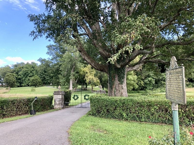Entrance to the McCutchen Meadows home. image. Click for full size.
