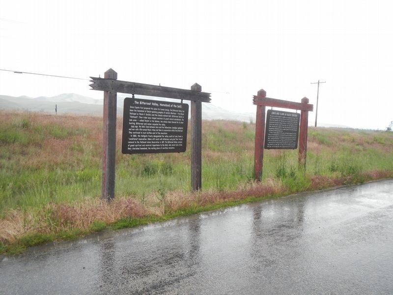Bitterroot Valley, Homeland of the Selํ Marker. Click for full size. Bitterroot Valley, Homeland of the Selํ Marker image. Click for full size.