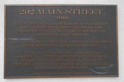 Gleason Building Marker image. Click for full size.