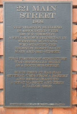 Thorton Building Marker image. Click for full size.