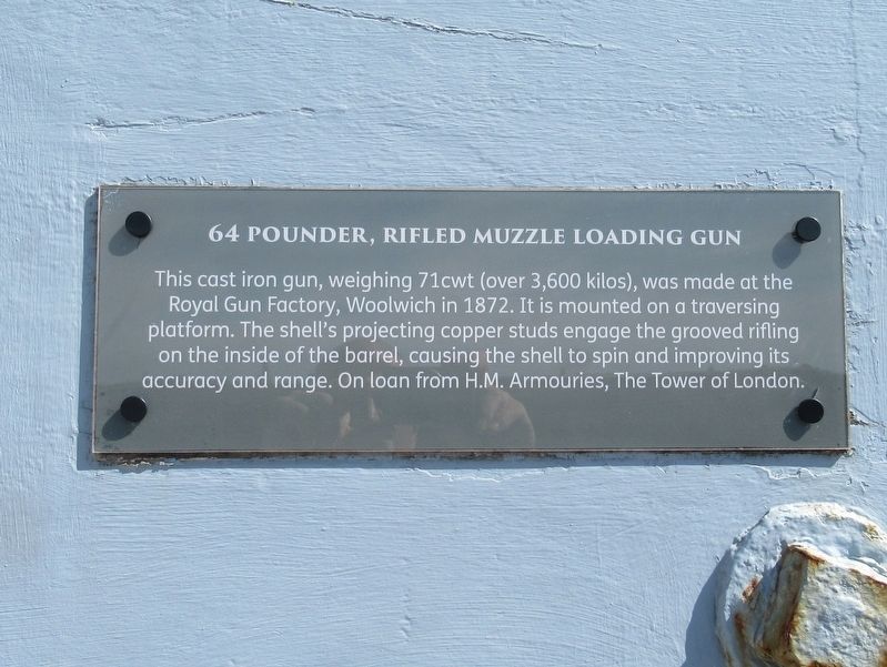 64 Pounder Gun Marker image. Click for full size.