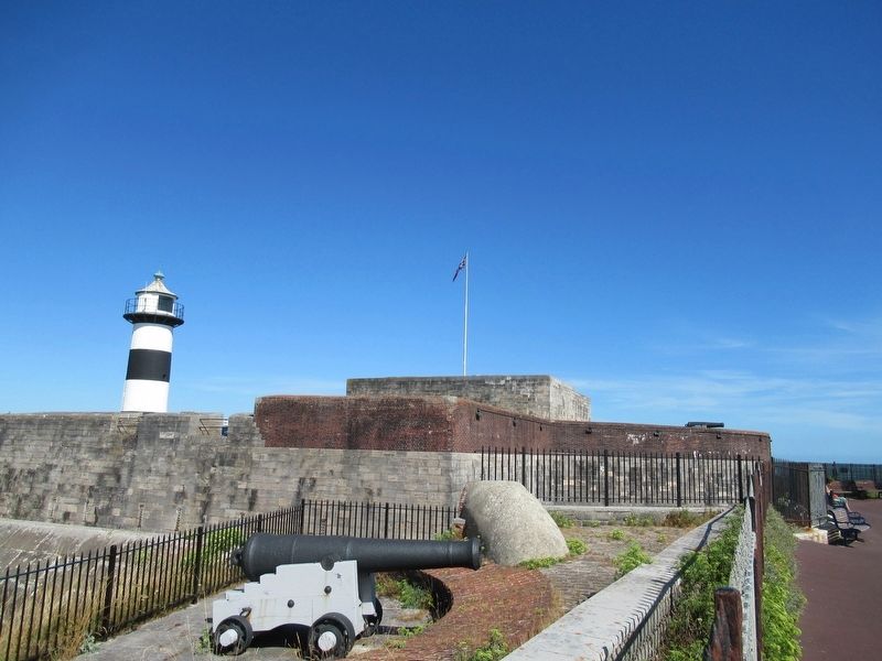 Southsea Castle viewed from the Marker image. Click for full size.