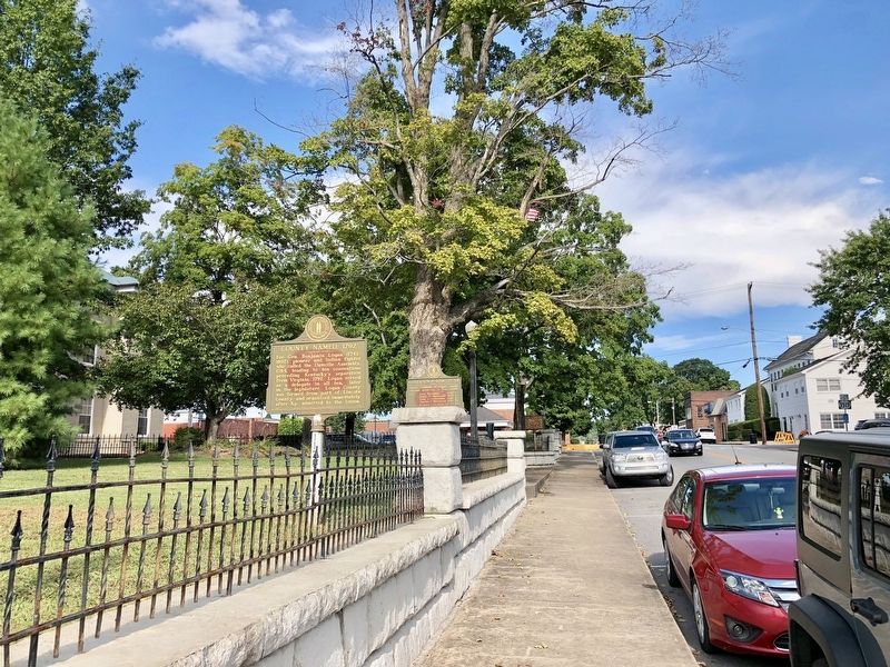 Looking east from marker on 4th Street.. Click for full size. Looking east from marker on 4th Street. image. Click for full size.