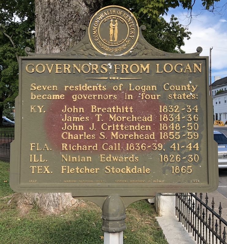 Governors from Logan Marker. Click for full size. Governors from Logan Marker image. Click for full size.