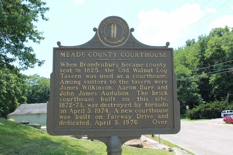 Meade County Courthouse Marker image. Click for full size.