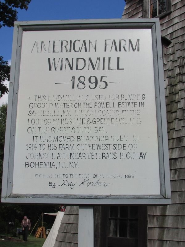 American Farm Windmill Marker image. Click for full size.