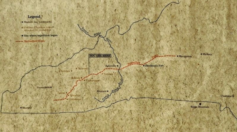 Marker detail: Rutherford Trace map image. Click for full size.