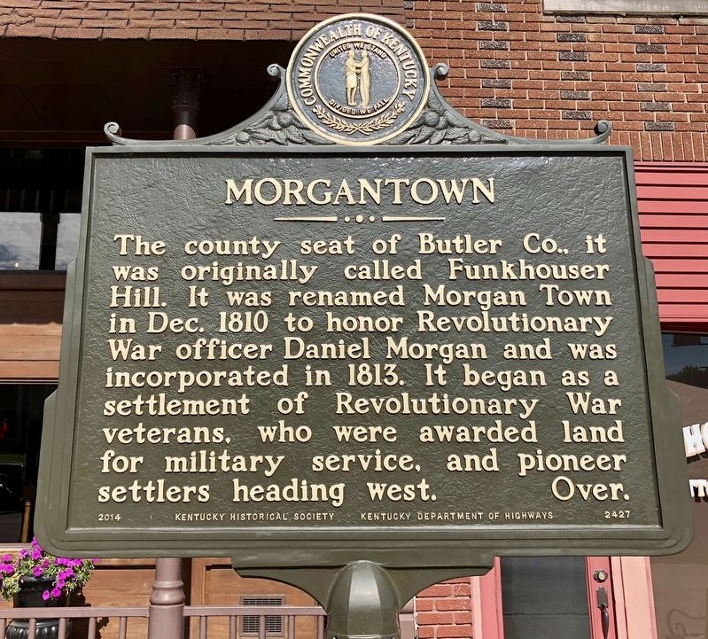 Morgantown Marker image. Click for full size.