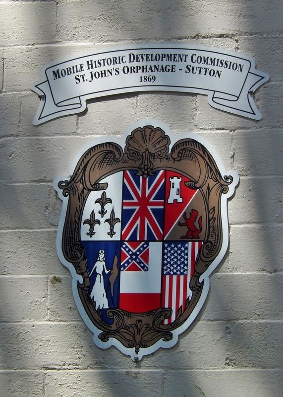 St. John's Orphanage (<i>historical plaque mounted beside front door</i>). Click for full size. St. John's Orphanage (<i>historical plaque mounted beside front door</i>) image. Click for full size.