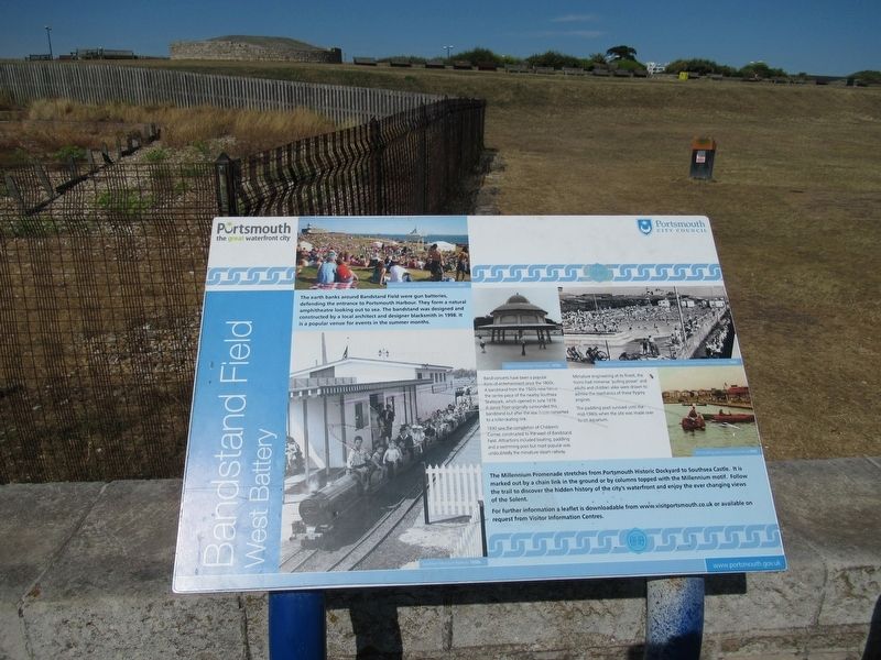 Bandstand Field Marker. Click for full size. Bandstand Field Marker image. Click for full size.