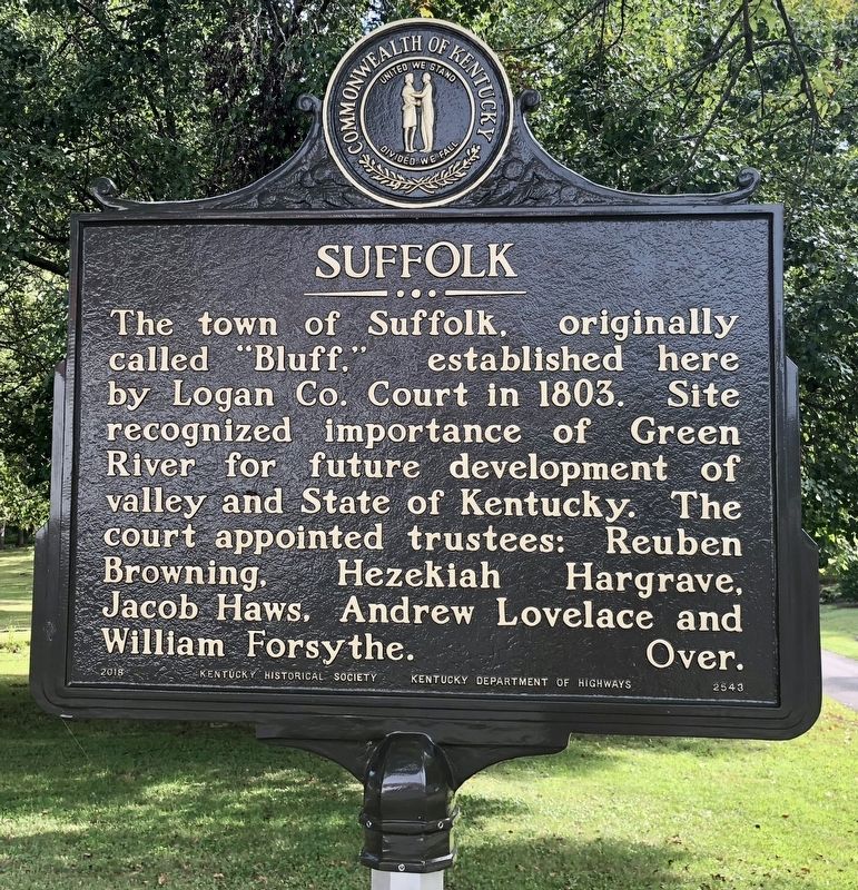 Suffolk Marker. Click for full size. Suffolk Marker image. Click for full size.