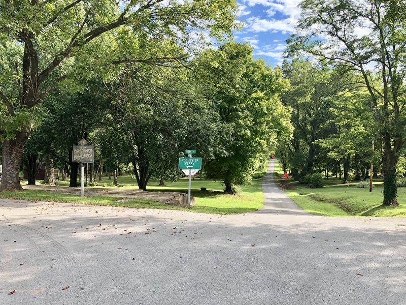 Ferry Street to the left, leads to the Green River and the ferry across it.. Click for full size. Ferry Street to the left, leads to the Green River and the ferry across it. image. Click for full size.