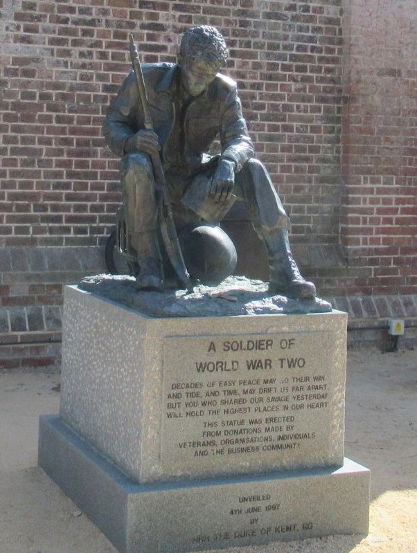 A Soldier of World War Two. Click for full size. A Soldier of World War Two image. Click for full size.