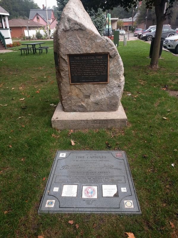The Village Park Marker. Click for full size. The Village Park Marker image. Click for full size.