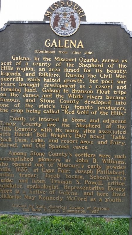 Galena Marker image. Click for full size.
