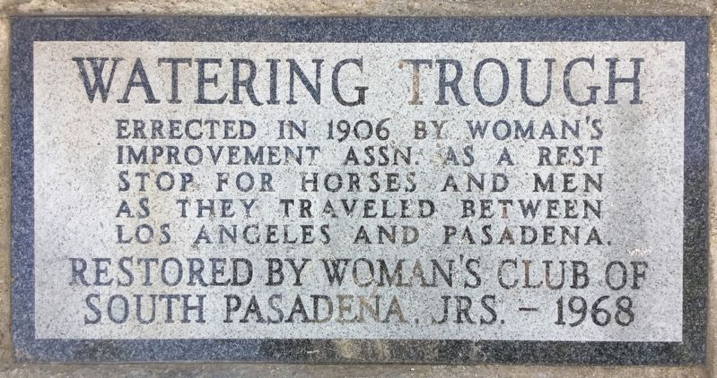 Watering Trough Marker image. Click for full size.