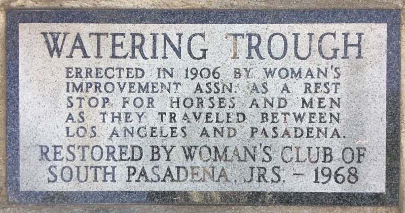 Watering Trough Marker image. Click for full size.