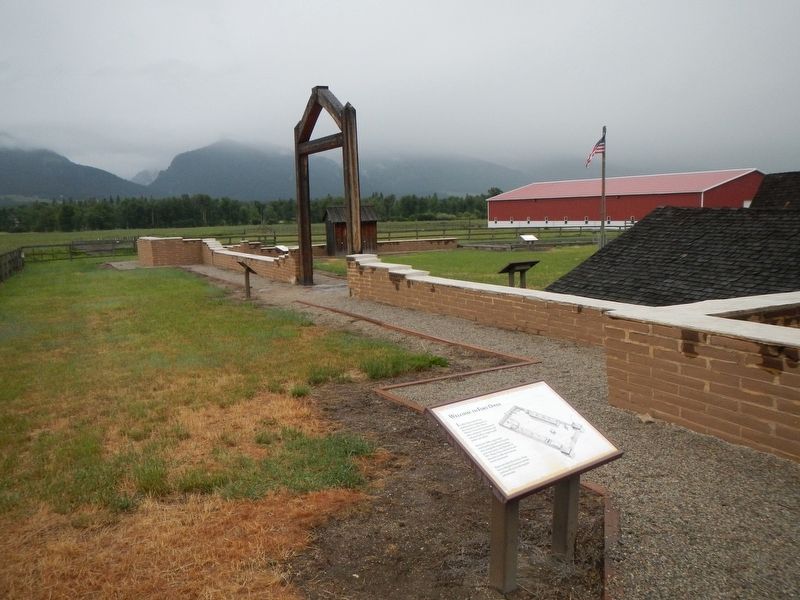 Welcome to Fort Owen Marker. Click for full size. Welcome to Fort Owen Marker image. Click for full size.