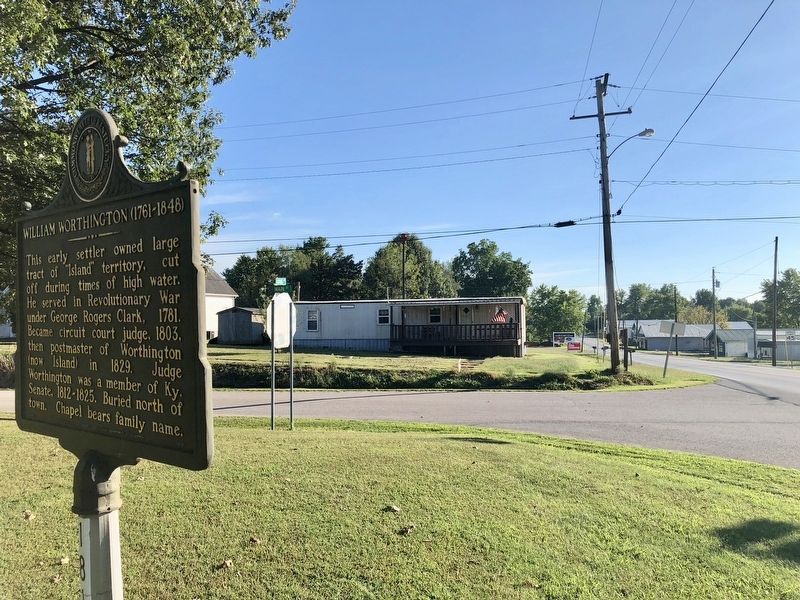 View from marker looking south on U.S. Highway 431.. Click for full size. View from marker looking south on U.S. Highway 431. image. Click for full size.