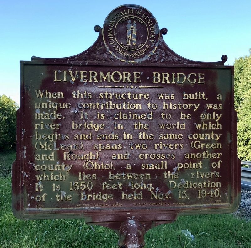 Livermore Bridge Marker image. Click for full size.