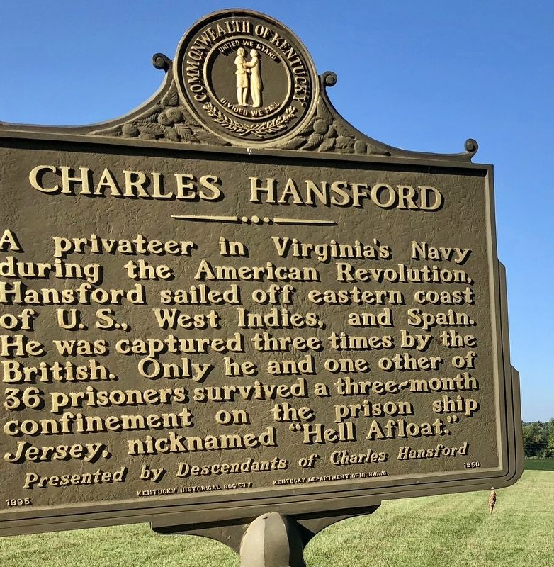 Charles Hansford Marker image. Click for full size.