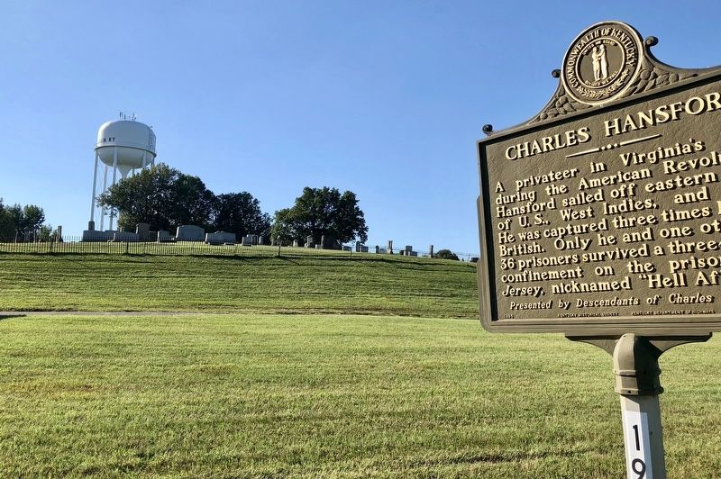 Marker at the Calhoun Cemetery. image. Click for full size.