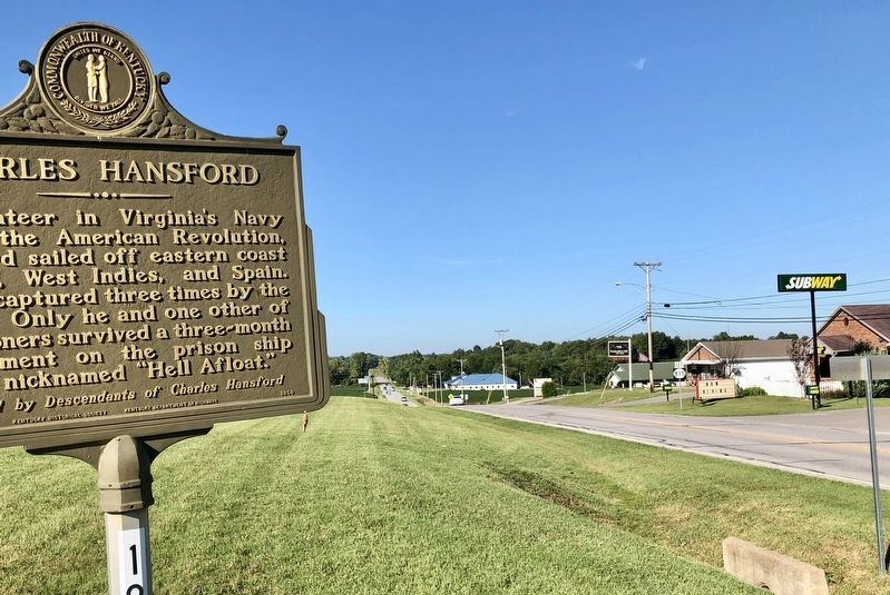 View from marker looking north on Kentucky Highway 81. image. Click for full size.