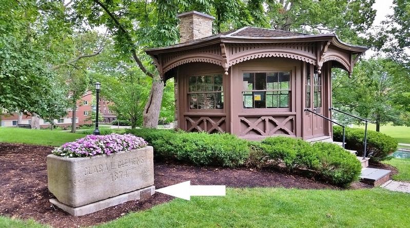Mark Twain Watering Trough (<i>marker visible at bottom right corner</i>). Click for full size. Mark Twain Watering Trough (<i>marker visible at bottom right corner</i>) image. Click for full size.