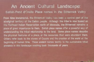 An Ancient Cultural Landscape Marker image. Click for full size.