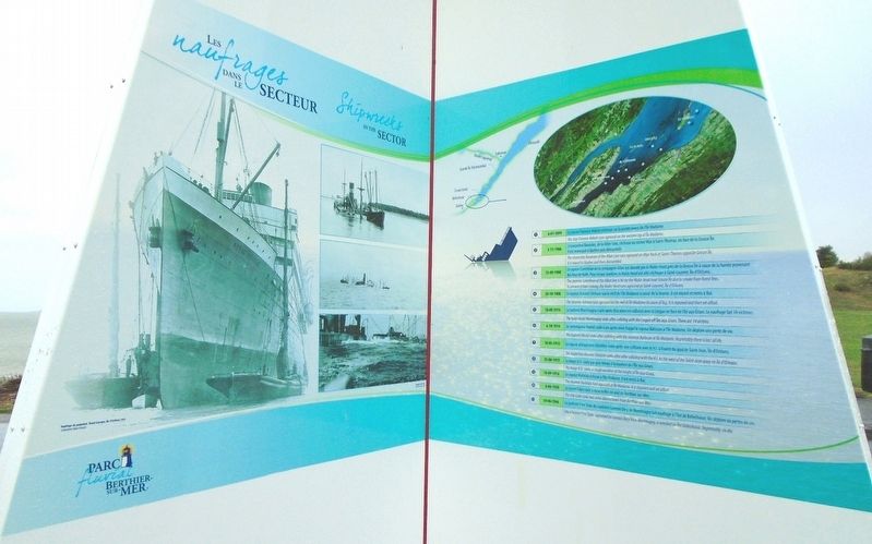 Les naufrages dans le secteur / Shipwrecks in the Sector Marker. Click for full size. Les naufrages dans le secteur / Shipwrecks in the Sector Marker image. Click for full size.