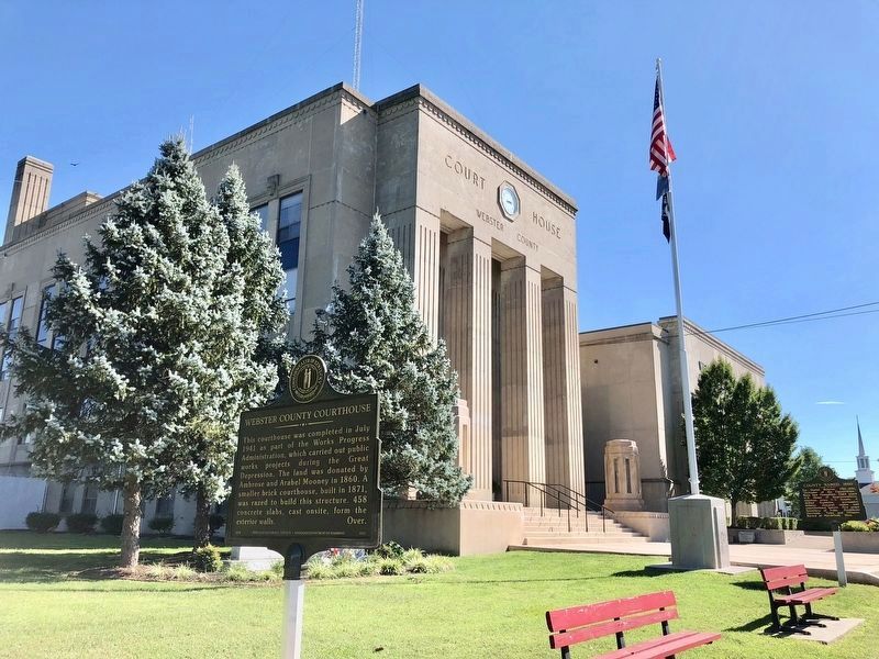 Webster County Courthouse image. Click for full size.