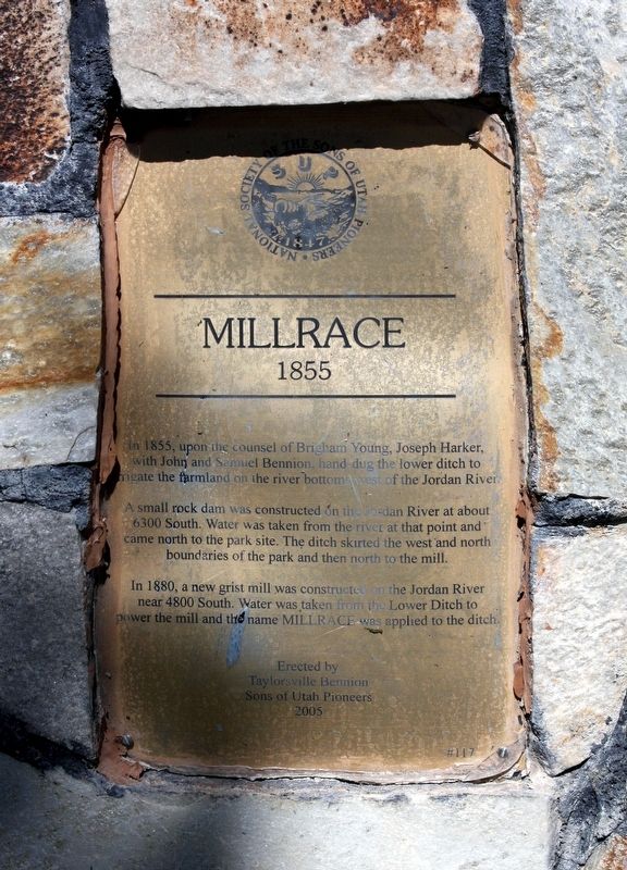 Millrace Marker image. Click for full size.
