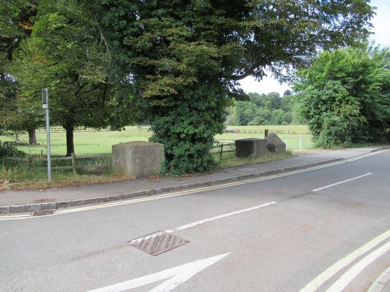 Some anti-tank blocks still remain. Click for full size. Some anti-tank blocks still remain image. Click for full size.