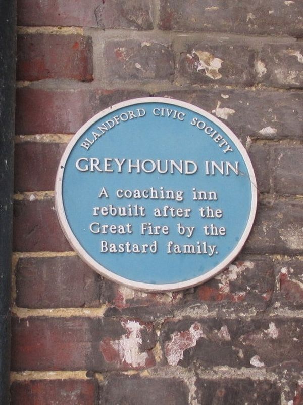 Greyhound Inn Marker image. Click for full size.