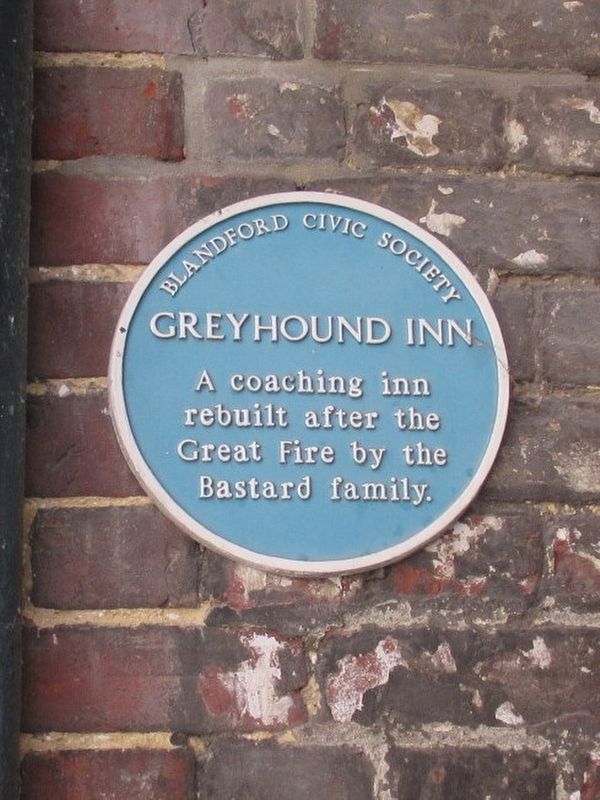 Greyhound Inn Marker image. Click for full size.