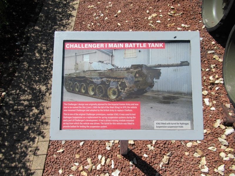 Challenger I Main Battle Tank Marker image. Click for full size.