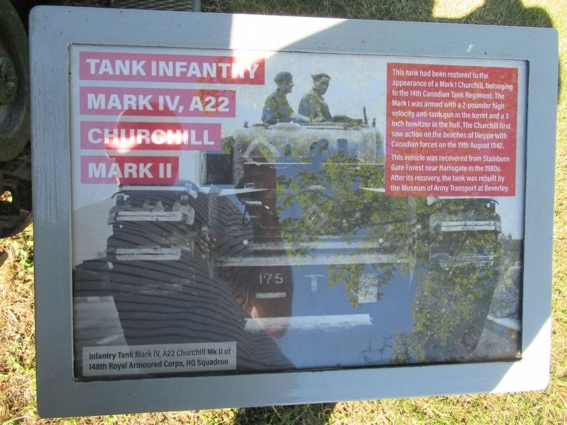 Tank Infantry Mark IV Marker image. Click for full size.