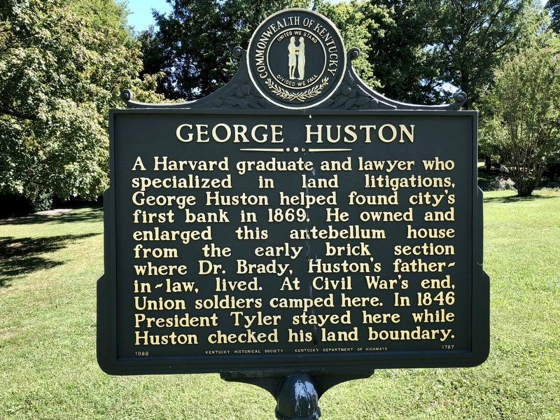 George Huston Marker image. Click for full size.