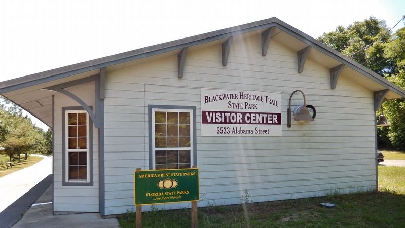 Heritage Trail Visitor Center (<i>view from Alabama Street; turn here to access marker</i>) image. Click for full size.